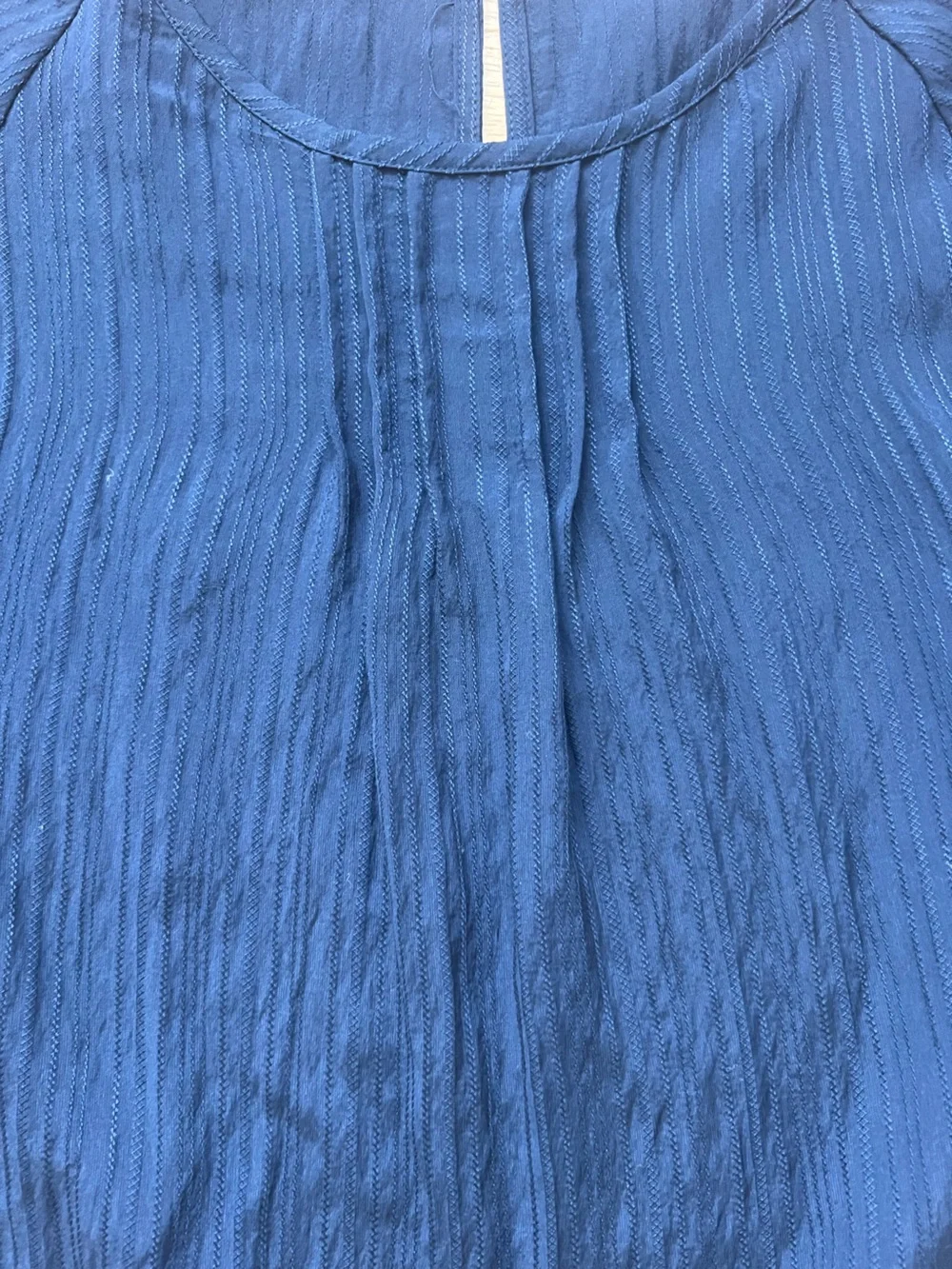 Loft Navy Blue Short Sleeve Blouse